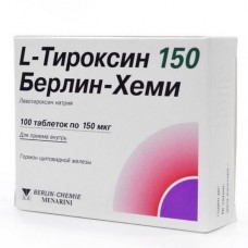 L-тироксин 150 мг берлин хеми табл №100